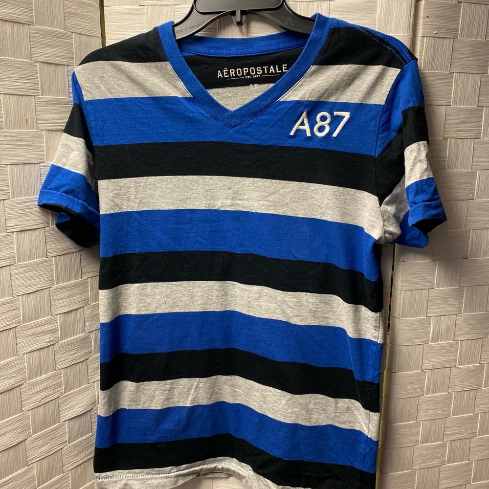 Mens Aeropostale Small Striped shirt